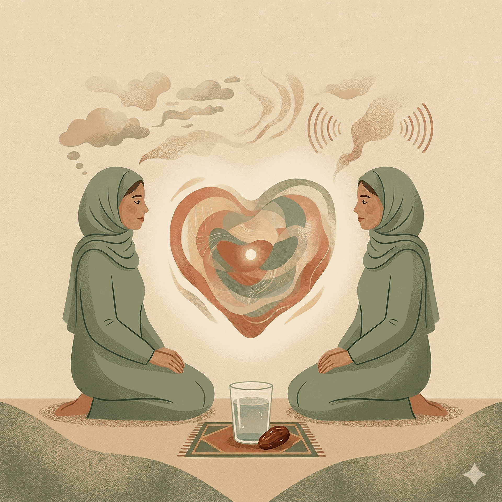 اليقظة هي المسافة الرحيمة بينك وبين أفكارك