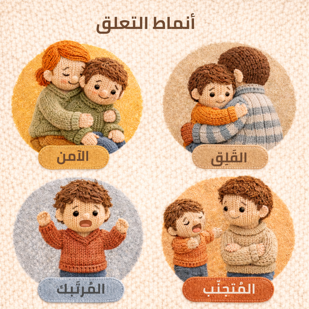 أنماط التعلق كما وصفها جون بولبي